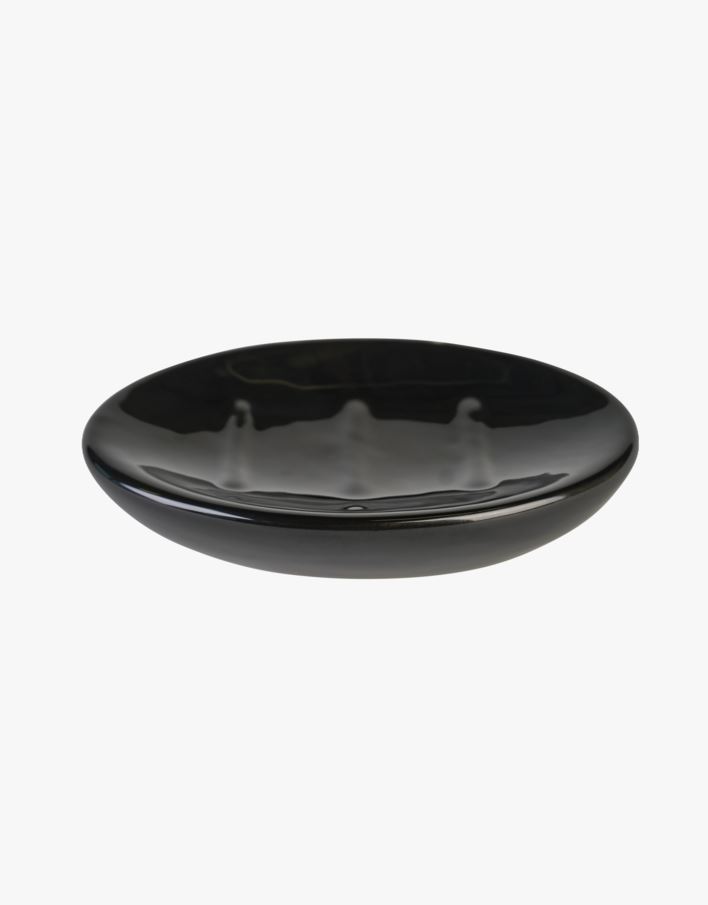 Såpeskål svart - 12,2x8,5x2,5 cm svart - 1