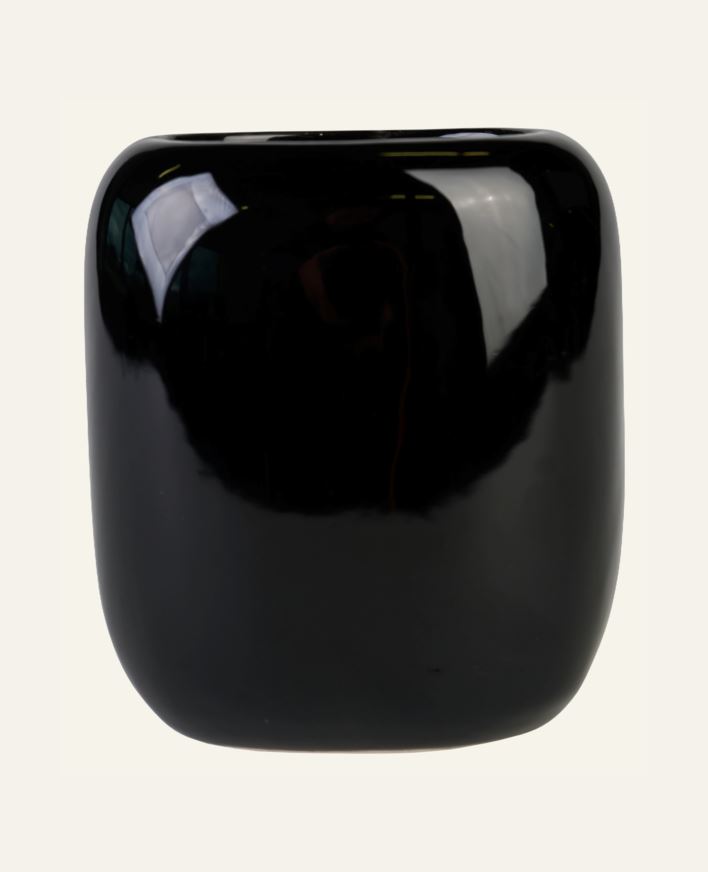 Tannglass svart - 8,4x6x9,4 cm svart - 1