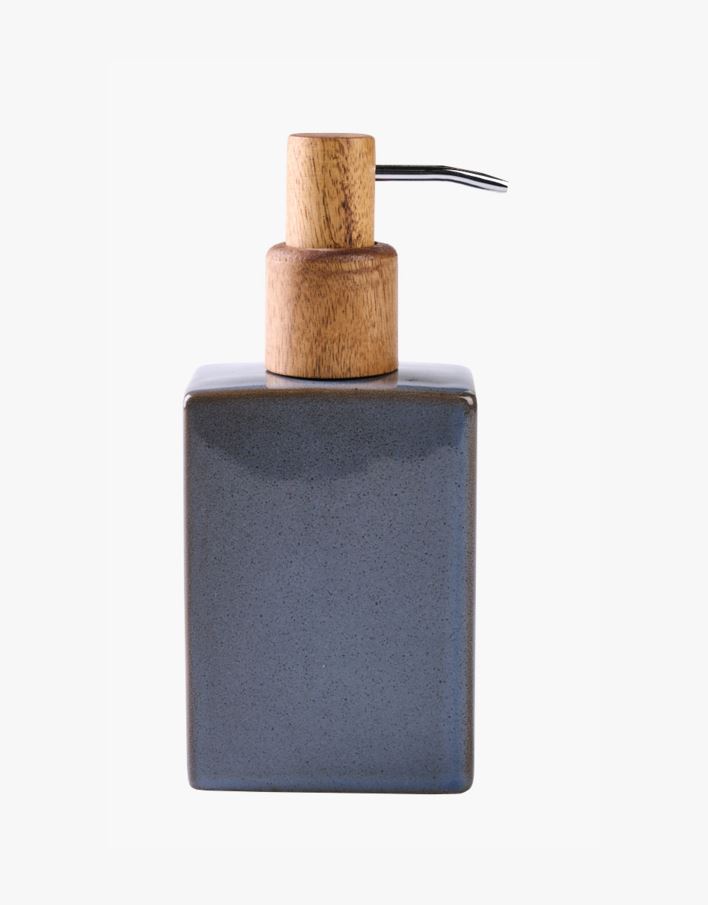 Såpedispenser grå - 8,5x5,5x18 cm grå - 1