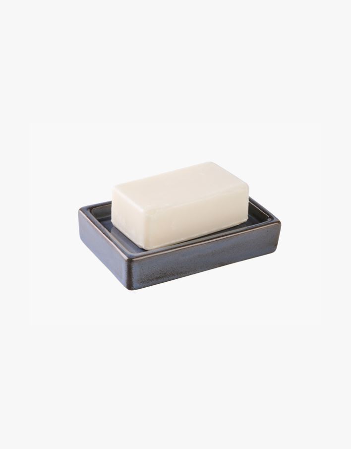 Såpeskål grå - 13,3x8,7x2,8 cm grå - 1