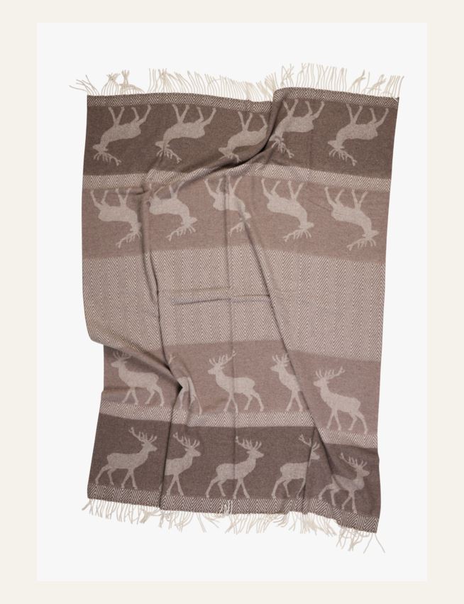 Ullpledd multi beige - 2