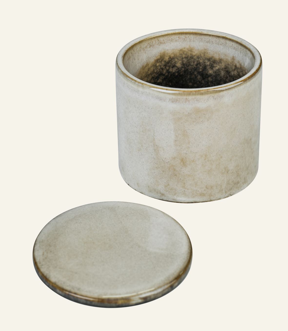 Oppbevaringsboks beige - 3