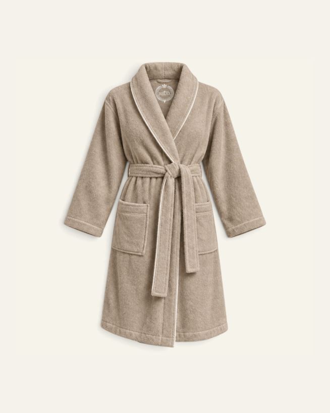 Badekåpe beige - L / XL beige - 1