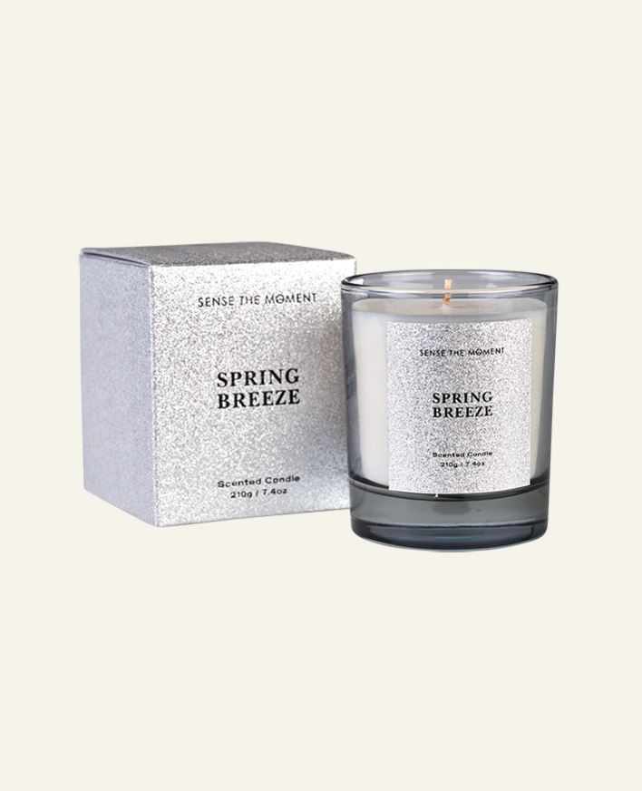 Duftlys sølv - 210 g sølv - 1