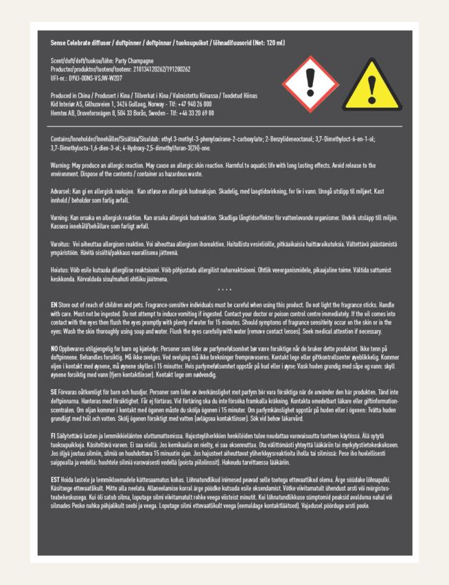 Duftpinner champagne - 3