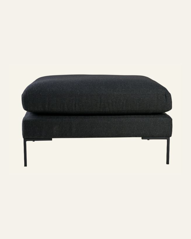 Puff svart - 90x90x50 cm svart - 1