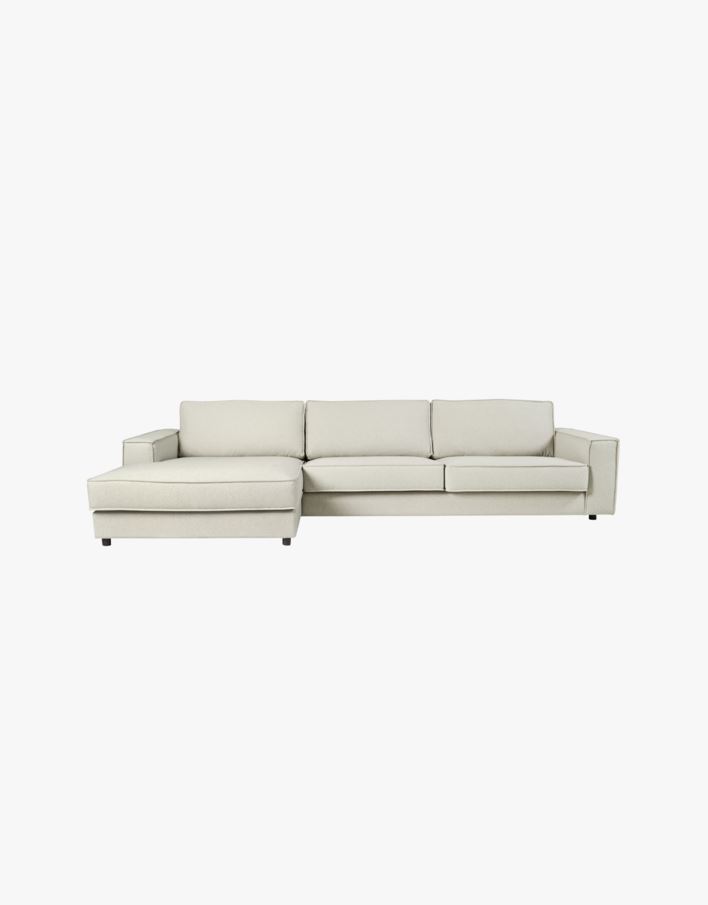 Olivia 3 seter sjeselong setetrekk pakke venstre natur - 60x60x60 cm natur - 1