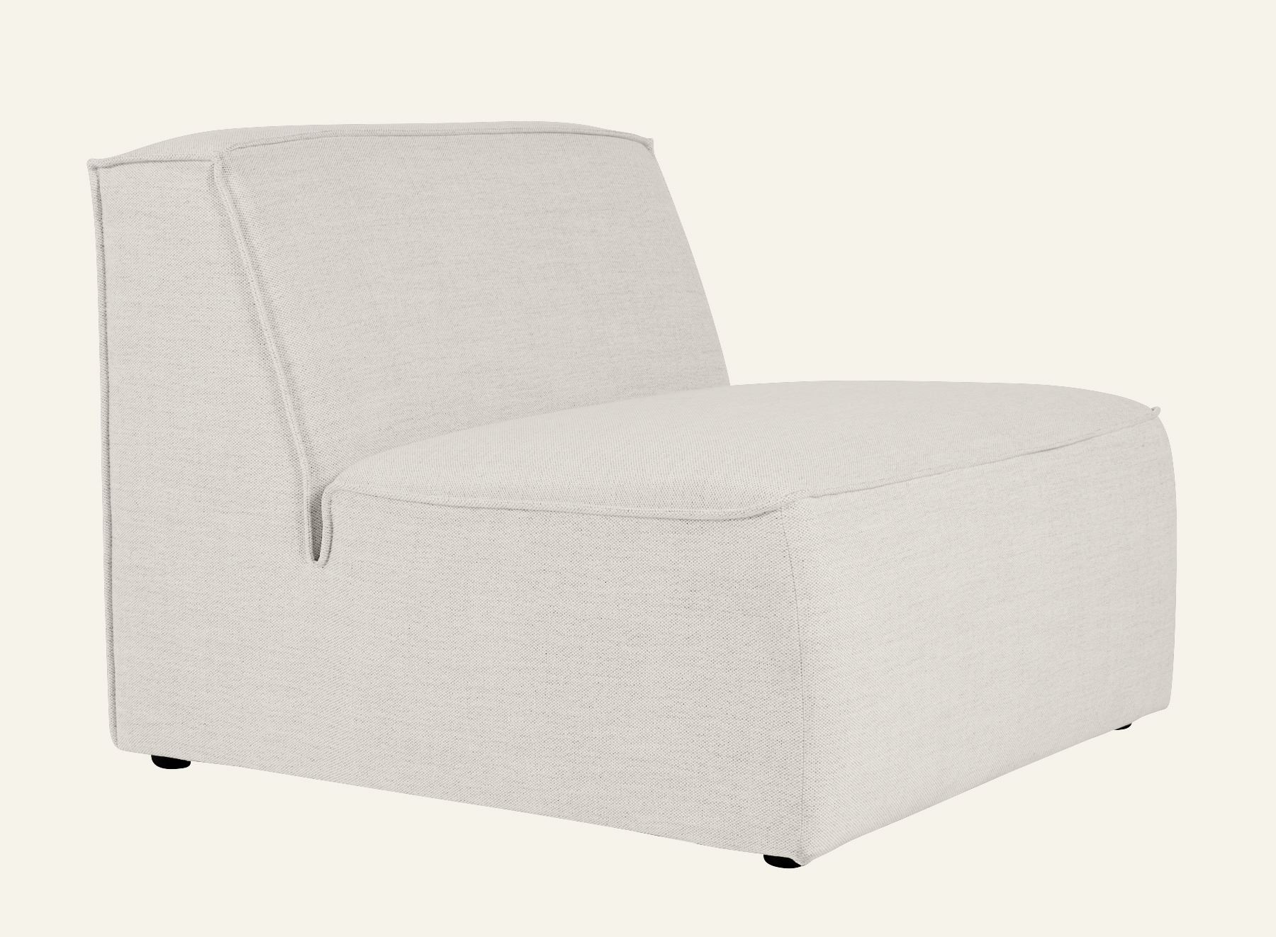 Modul 1,5 seter uten armlene natur - 2