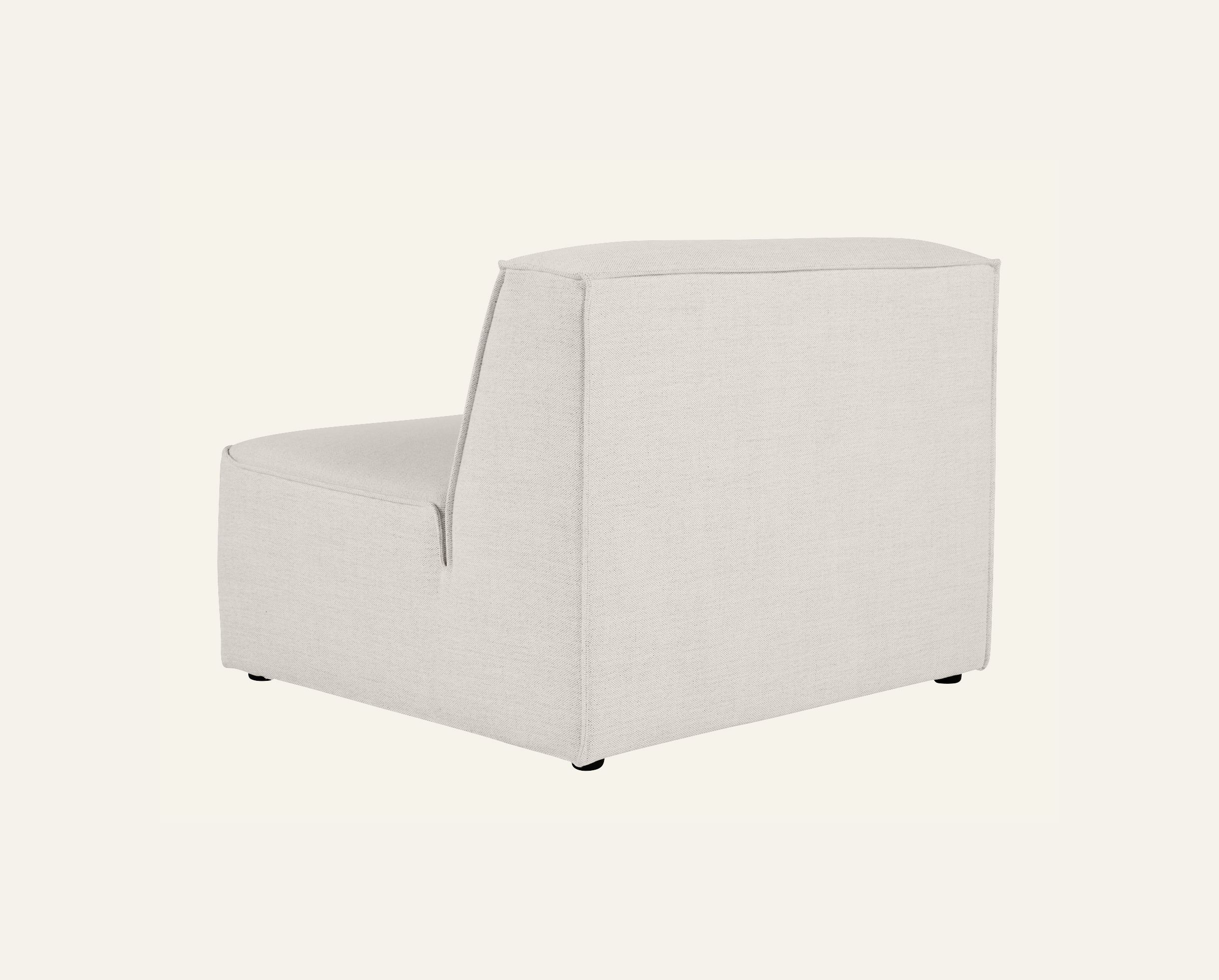 Modulsofa 1,5 seter uten armlener natur - 3