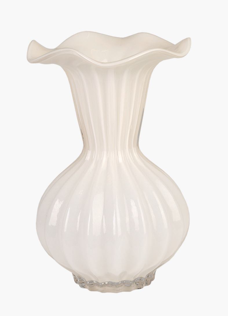 Vase hvit - 17x17x27 cm hvit - 1