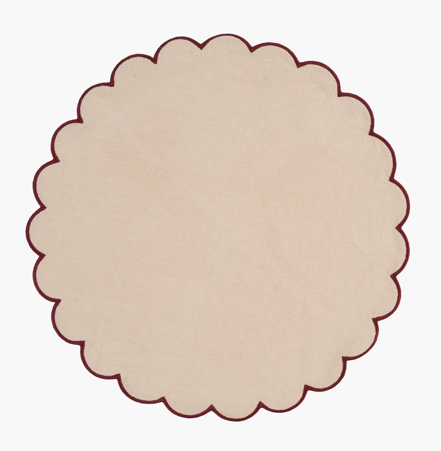 Tøyserviett beige - ø40 beige - 1