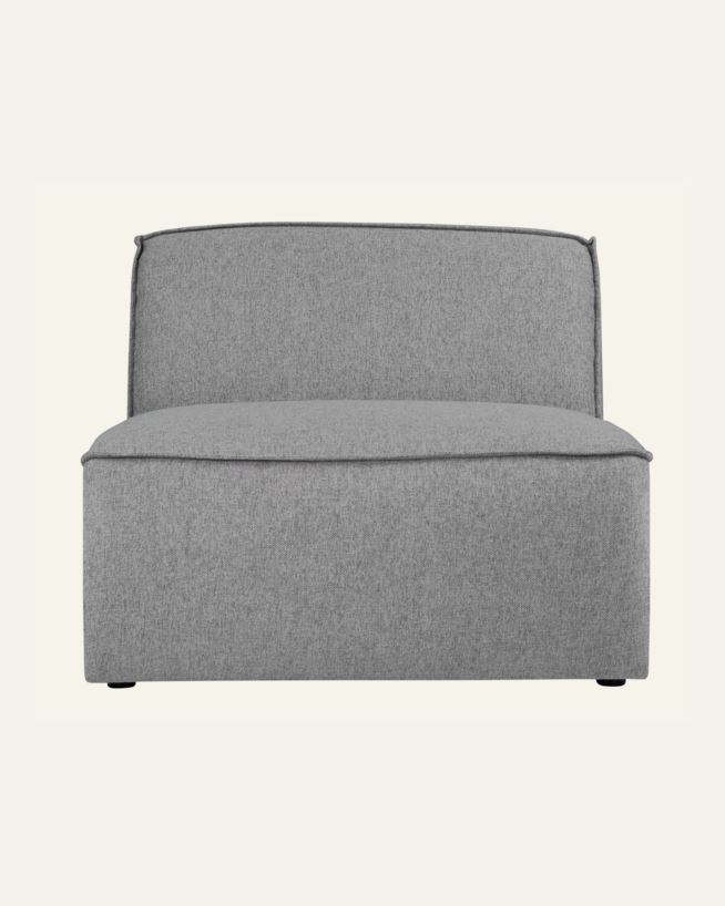 Modul 1,5 seter uten armlene grå - 90x93x73 cm grå - 1
