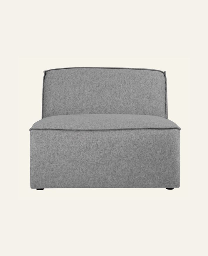 Modul 1,5 seter uten armlene grå - 90x93x73 cm grå - 1
