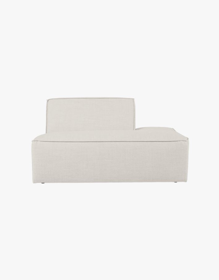 Modulsofa åpen ende høyre natur - 134x93x73 cm natur - 1