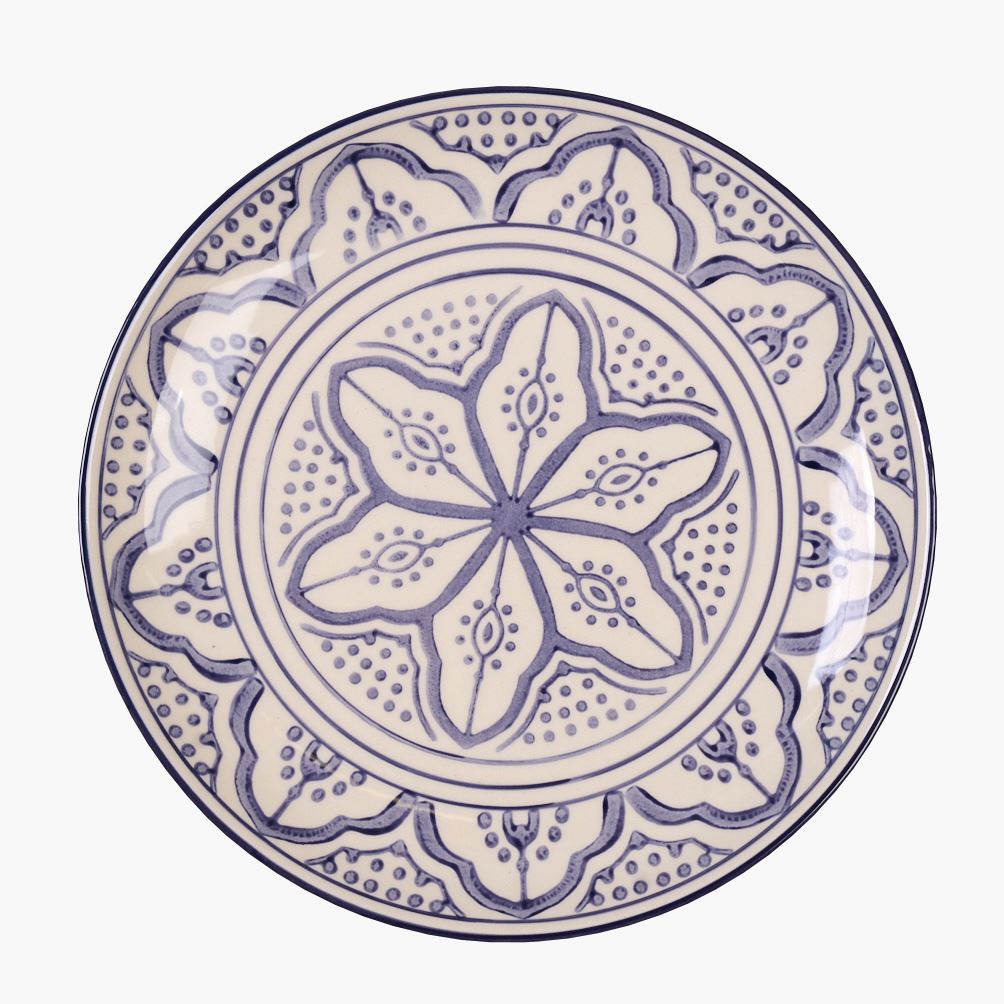 Tallerken blå - ø20,5 blå - 1