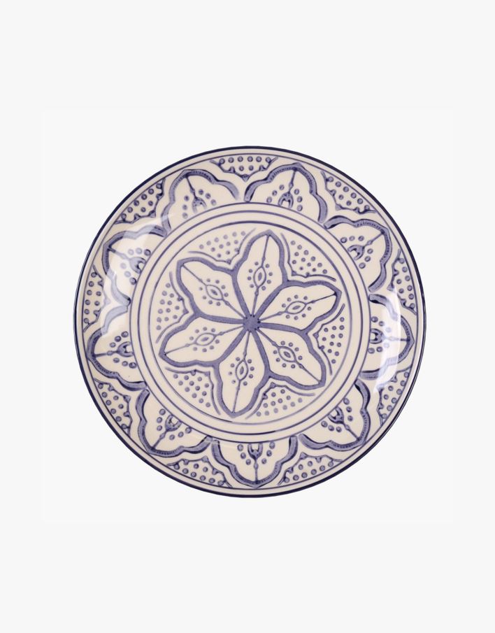 Tallerken blå - ø20,5 blå - 1