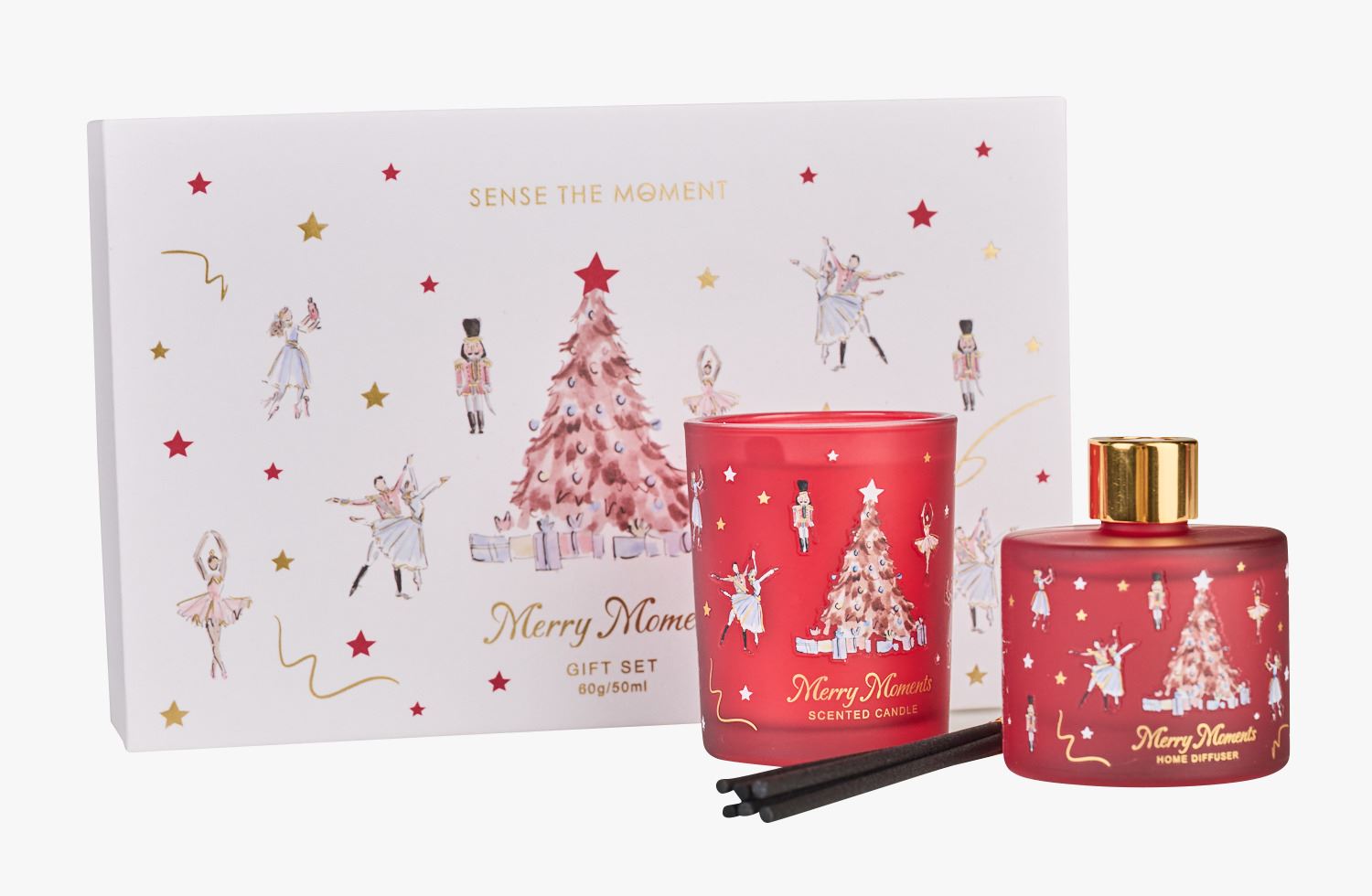 Duftsett multi rød - 60g/50ml multi rød - 1