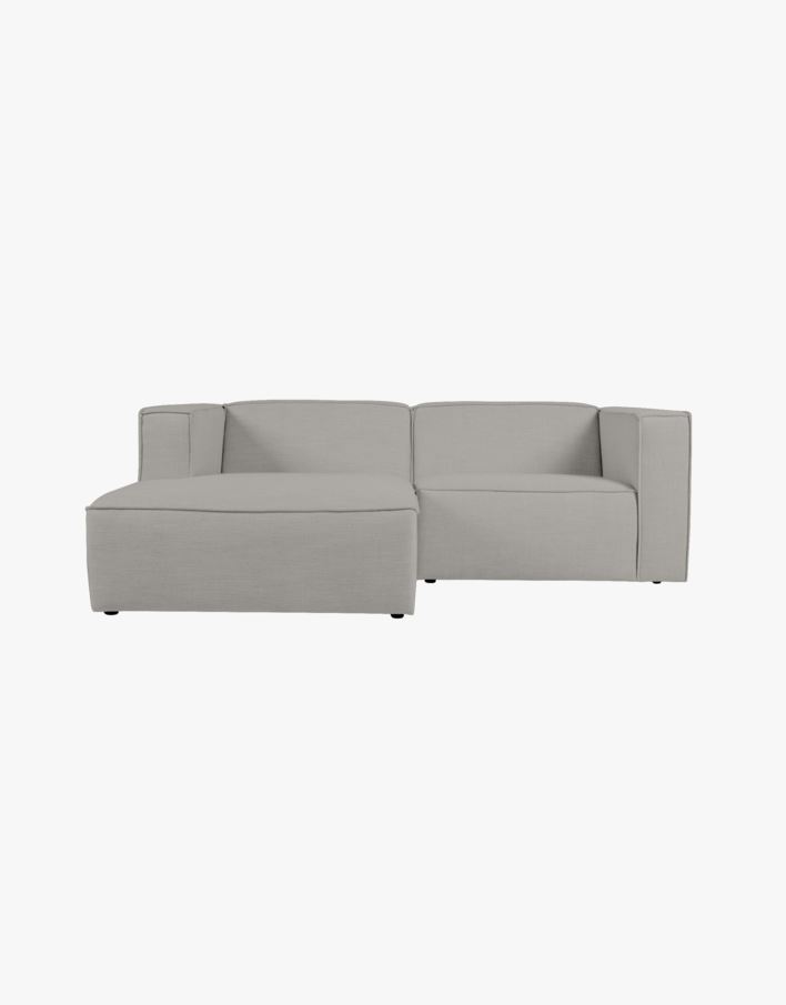 2 deler m/sjeselong venstre grå - 224x154x73 cm grå - 1