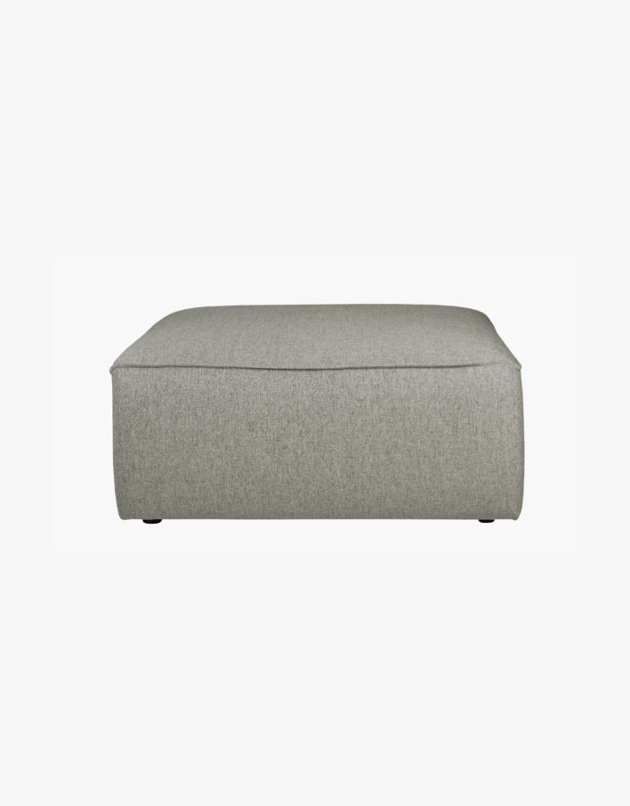 Modulsofa puff grå - 90x93x73 cm grå - 1