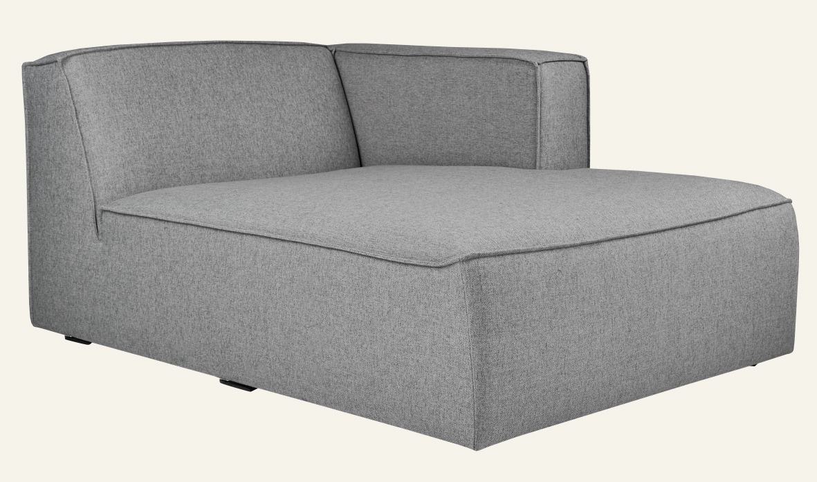 Modulsofa sjeselong høyre grå - 2