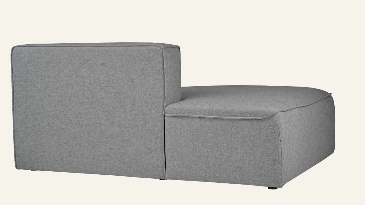 Modulsofa sjeselong venstre grå - 2
