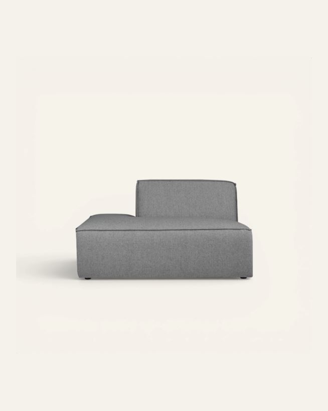 Modul åpen ende venstre grå - 134x93x73 cm grå - 1