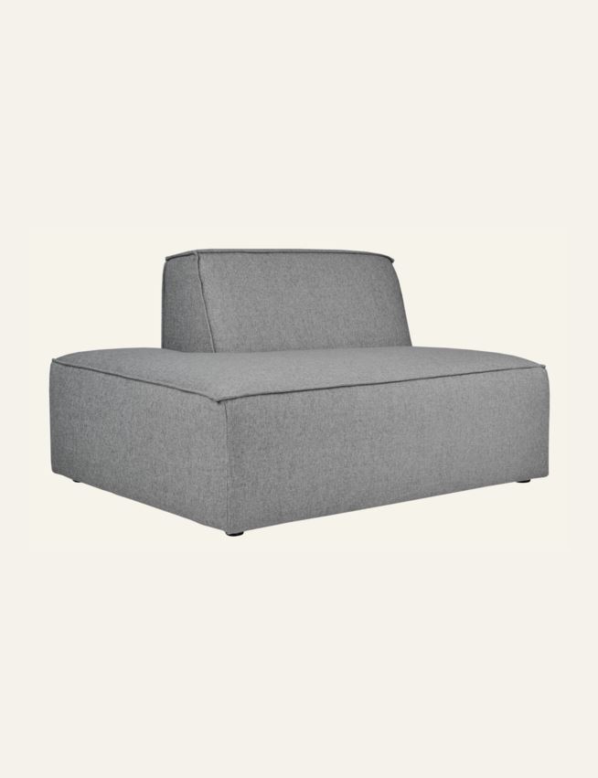 Modul åpen ende venstre grå - 3