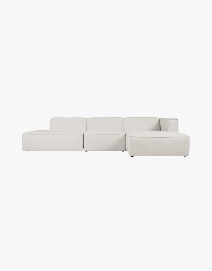 3 deler m/åpen ende venstre natur - 153x338x73 cm natur - 1