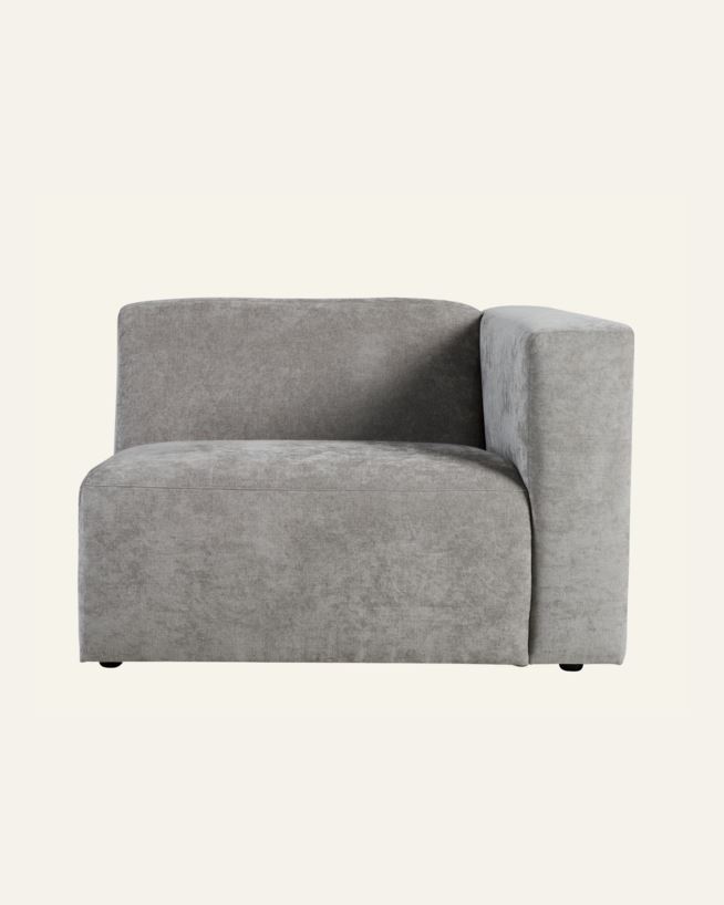 Modul 1,5 seter armlene høyre grå - 110x93x73 cm grå - 1