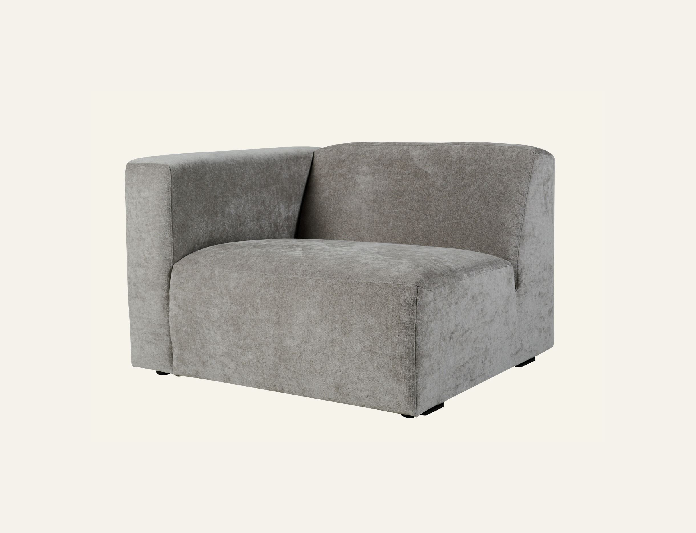 Modulsofa 1,5 seter m/armlene venstre grå - 3