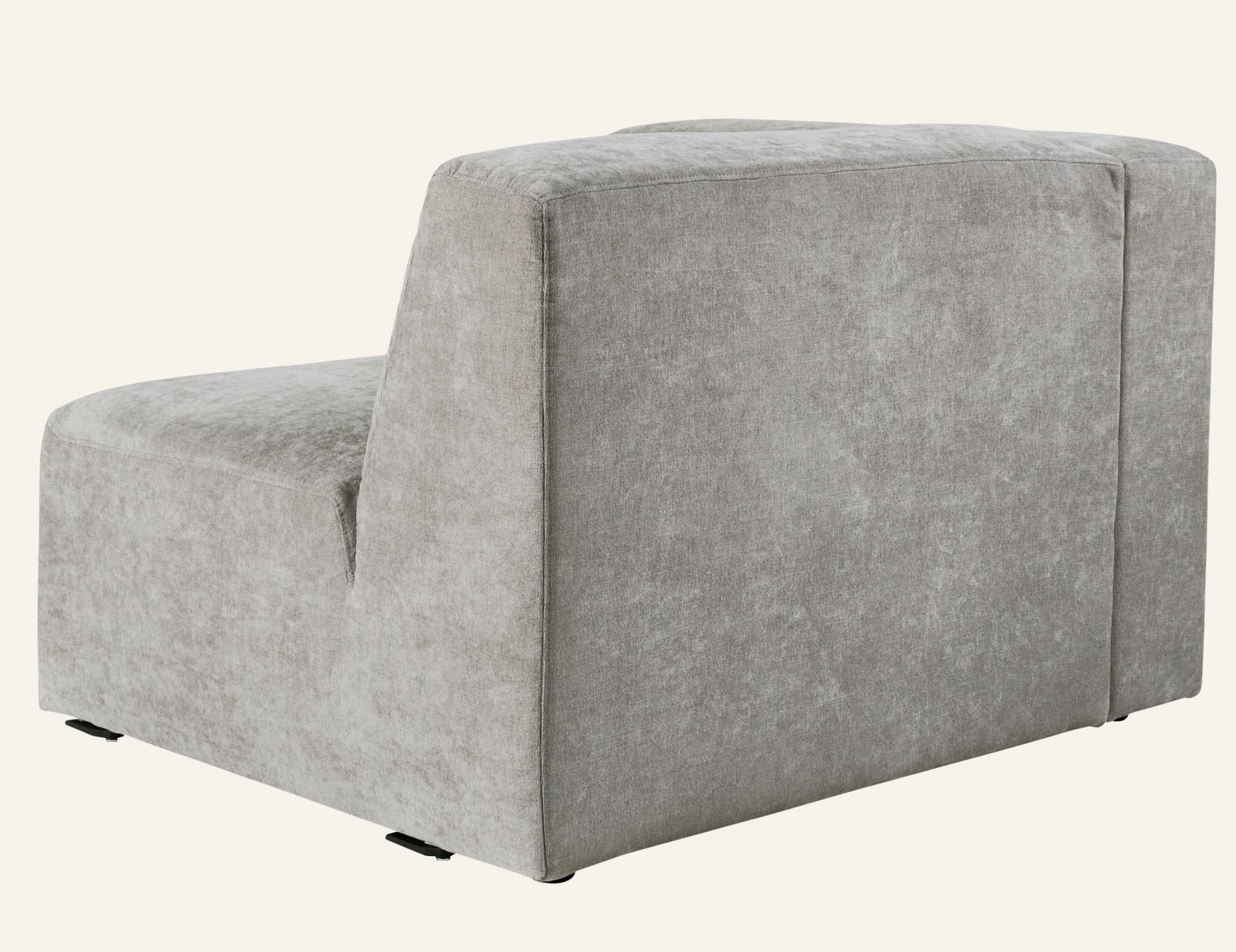 Modulsofa 1,5 seter m/armlene venstre grå - 5