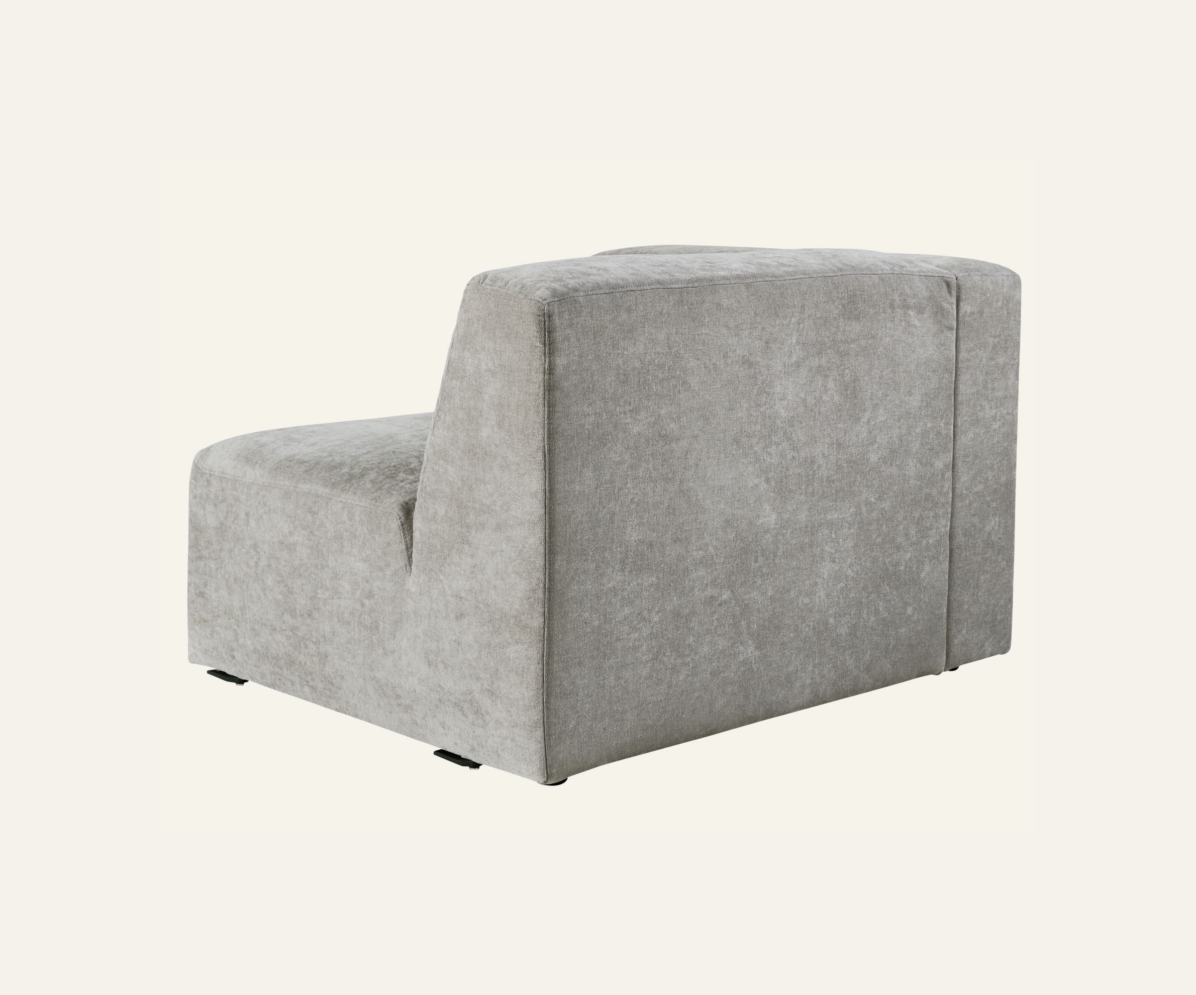 Modulsofa 1,5 seter m/armlene venstre grå - 5