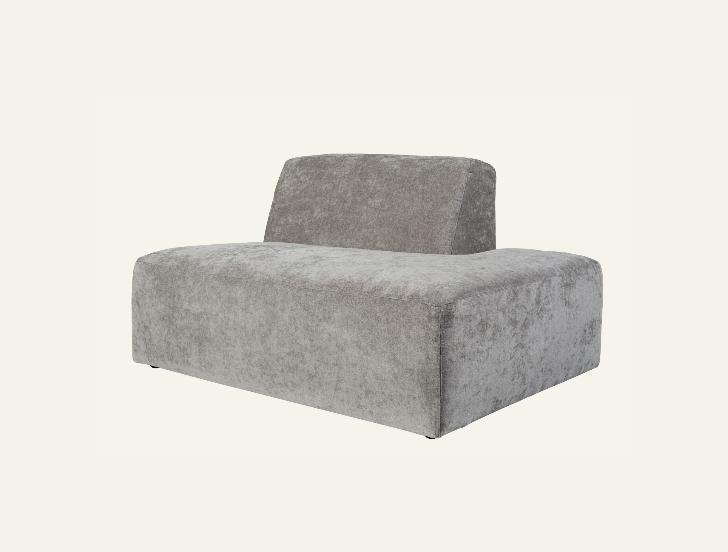 Modulsofa åpen ende venstre grå - 4