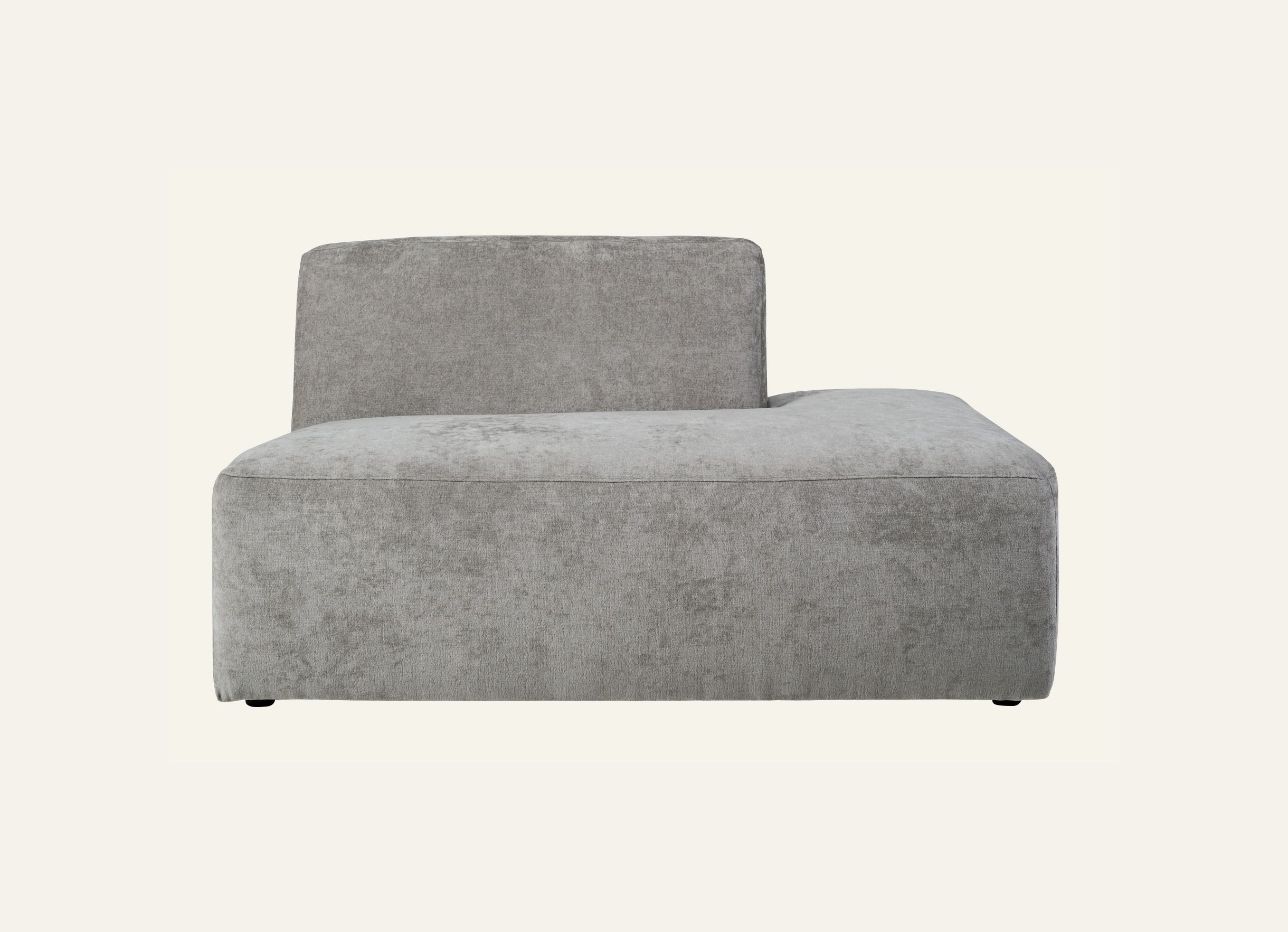 Modulsofa åpen ende høyre grå - 2