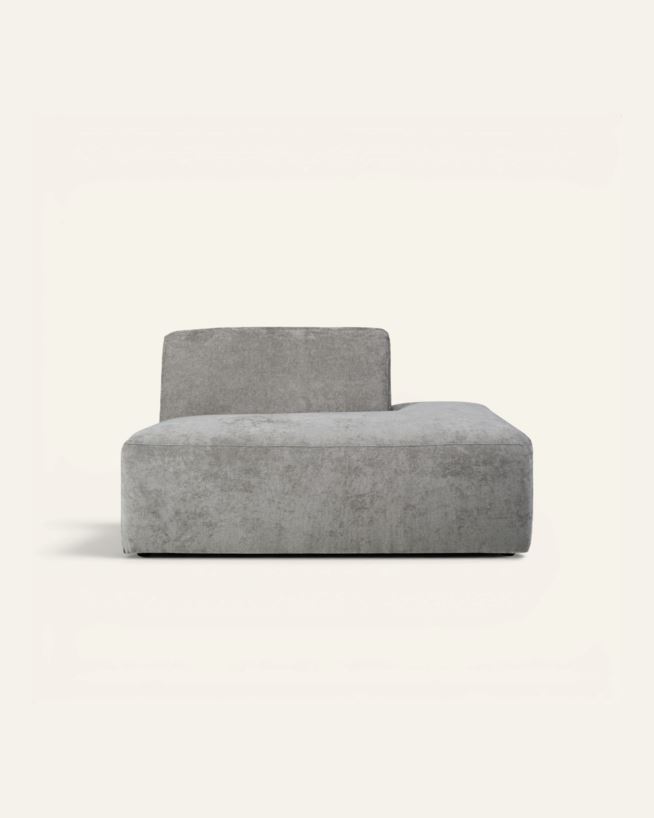 Modul åpen ende høyre grå - 134x93x73 cm grå - 1