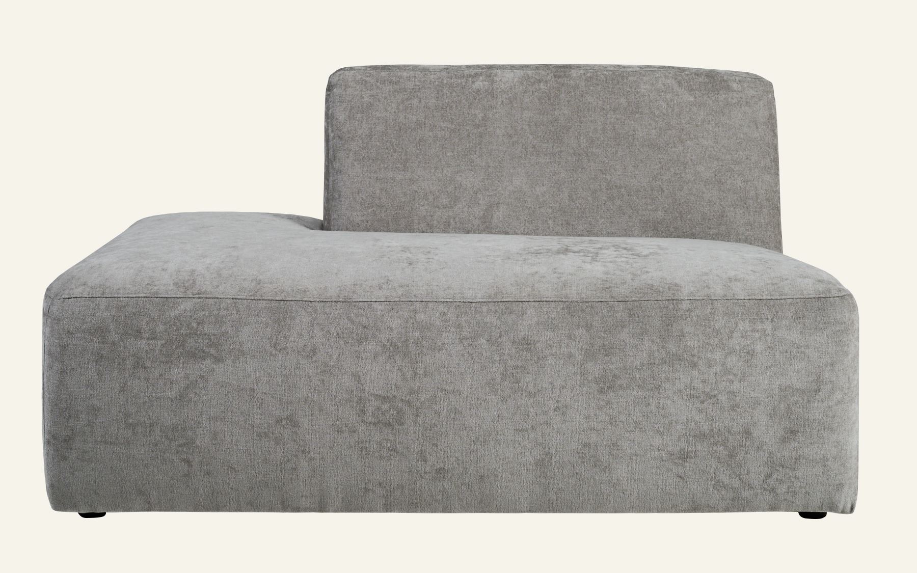 Modulsofa åpen ende venstre grå - 2