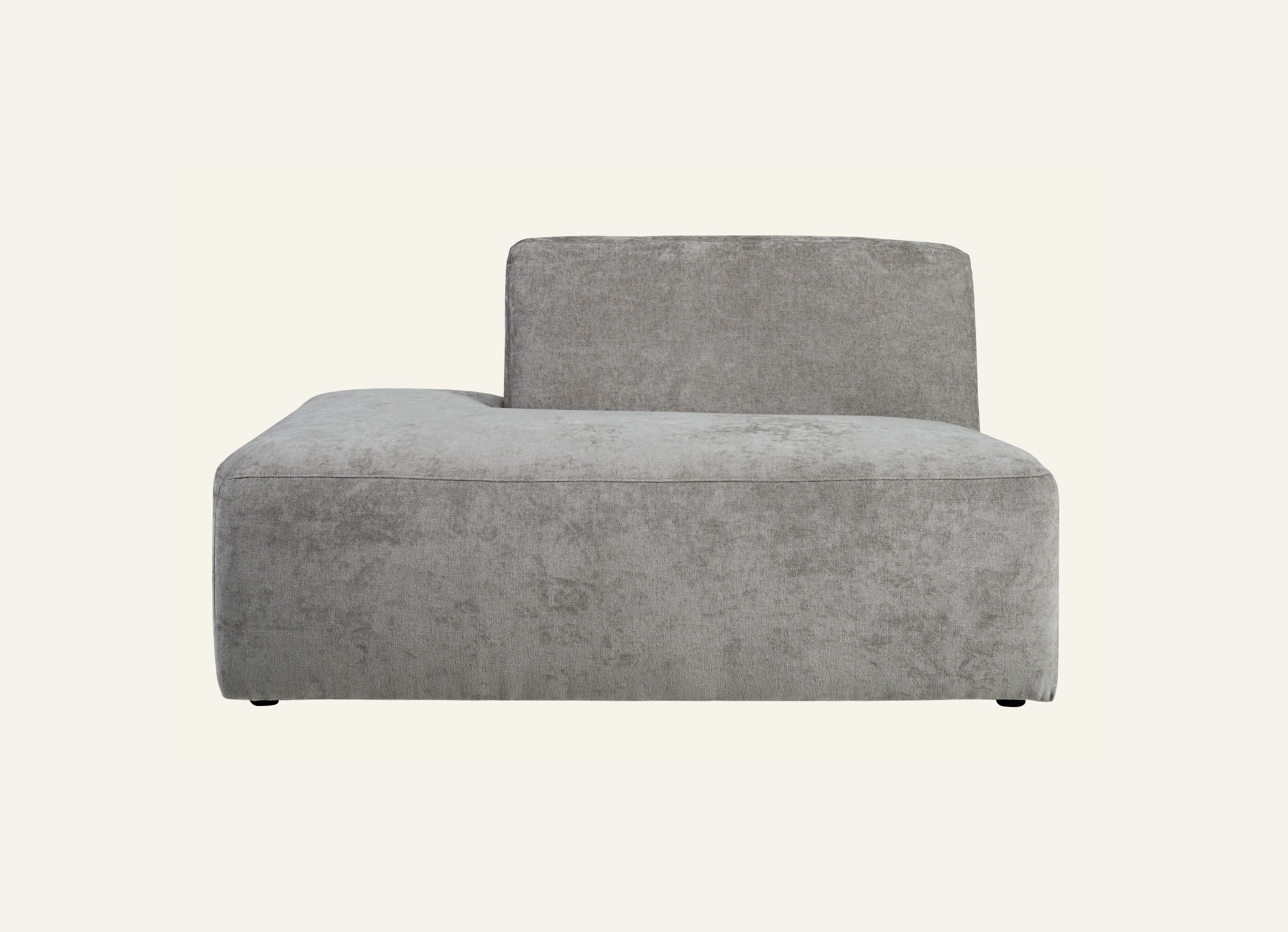 Modulsofa åpen ende venstre grå - 2