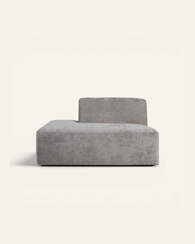 Modul åpen ende venstre grå - 134x93x73 cm grå - 1