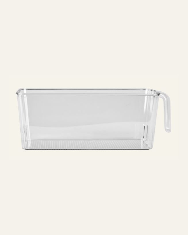 Oppbevaringsboks transparent - 17,5x30x11 cm transparent - 1