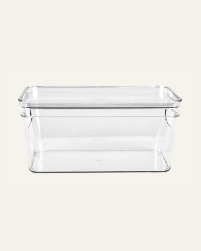 Oppbevaringsboks transparent - 27x36x22 cm transparent - 1