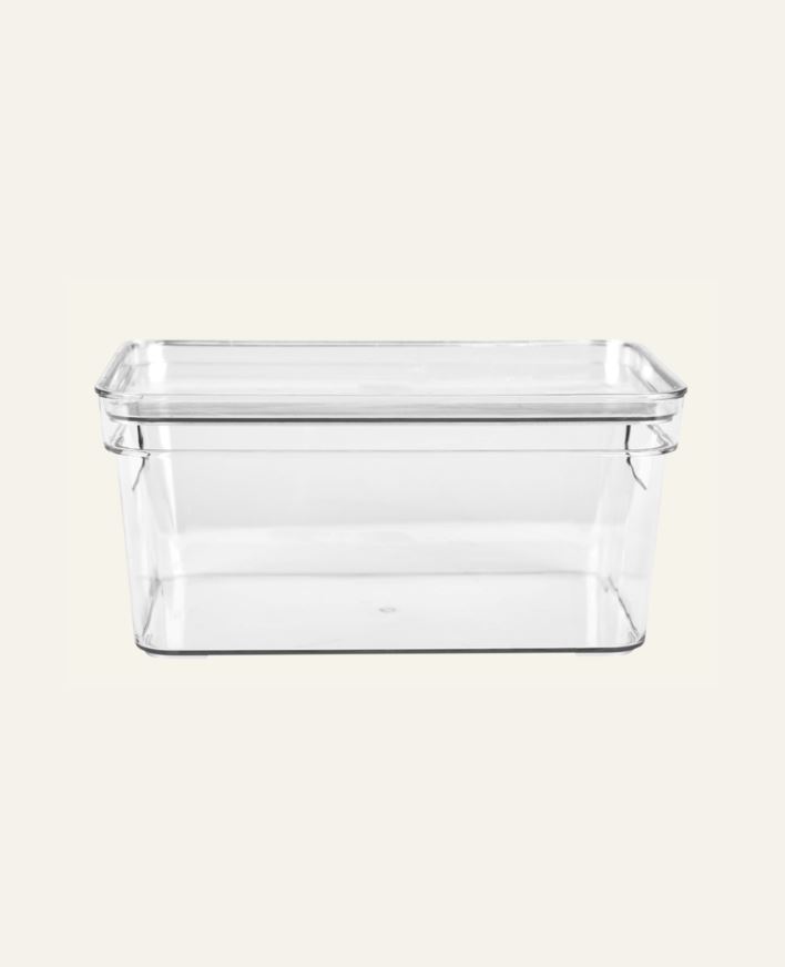 Oppbevaringsboks transparent - 27x36x22 cm transparent - 1