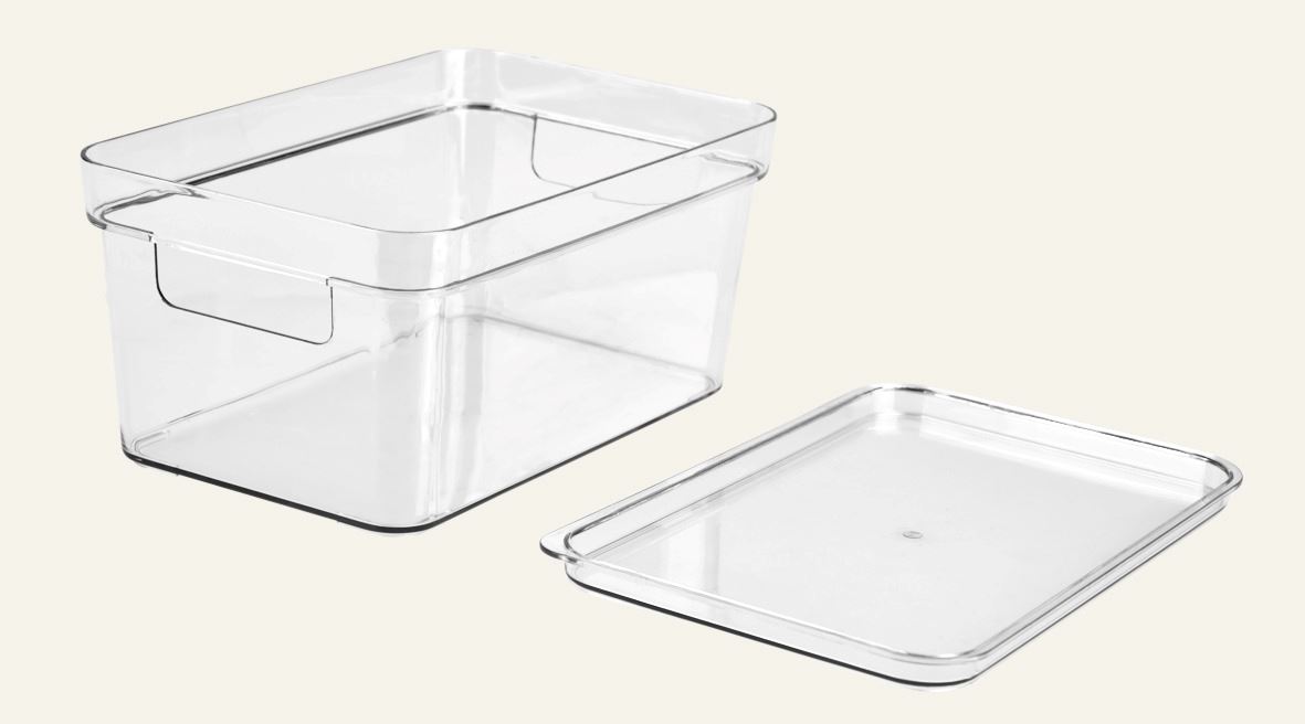 Oppbevaringsboks transparent - 8