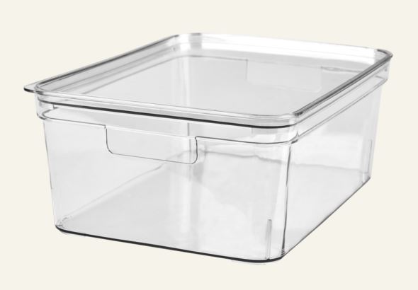 Oppbevaringsboks transparent - 10