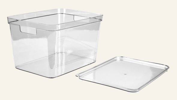 Oppbevaringsboks transparent - 9