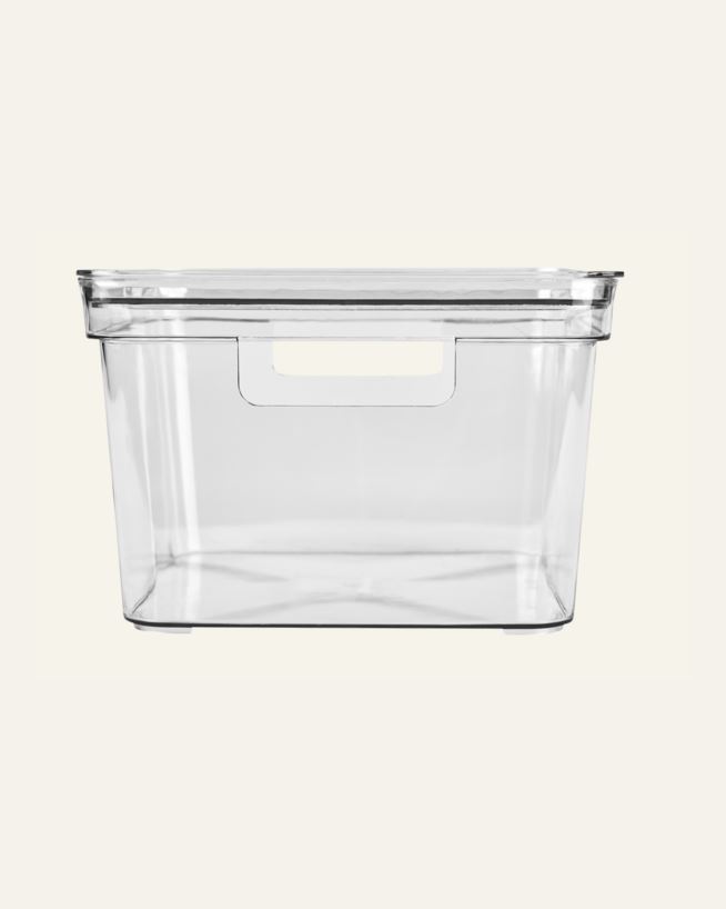 Oppbevaringsboks transparent - 25x25x15,5 cm transparent - 1