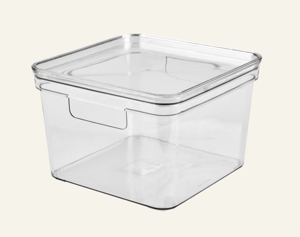 Oppbevaringsboks transparent - 10