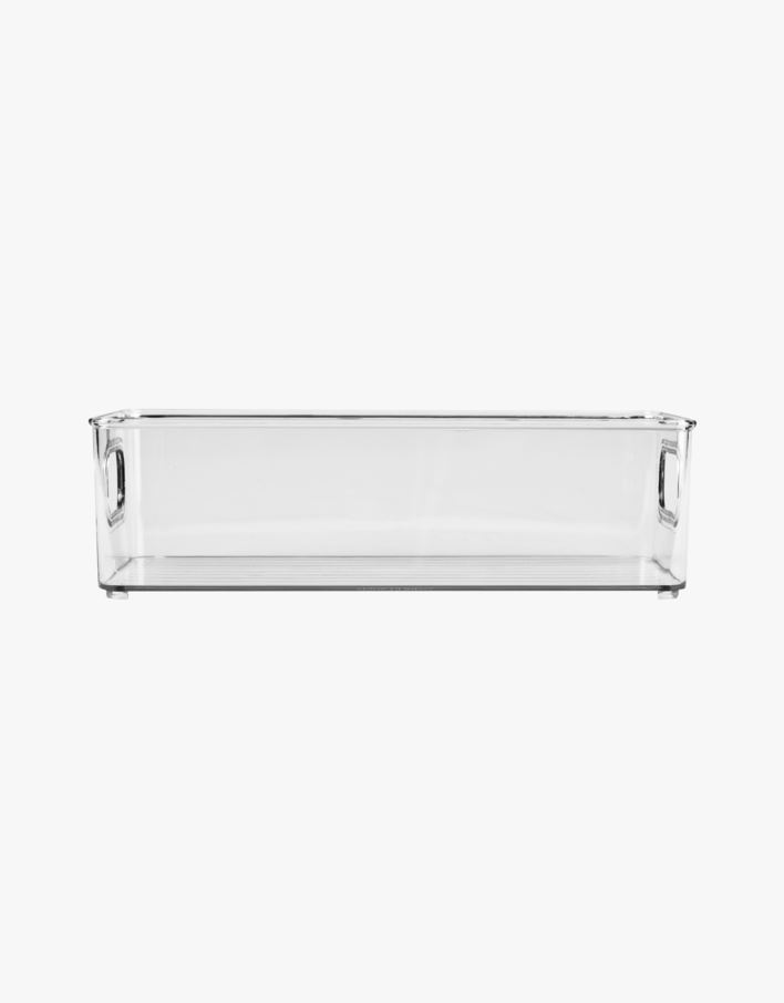 Stablebar oppbevaringsboks transparent - 10x25,5x7,7 cm transparent - 1