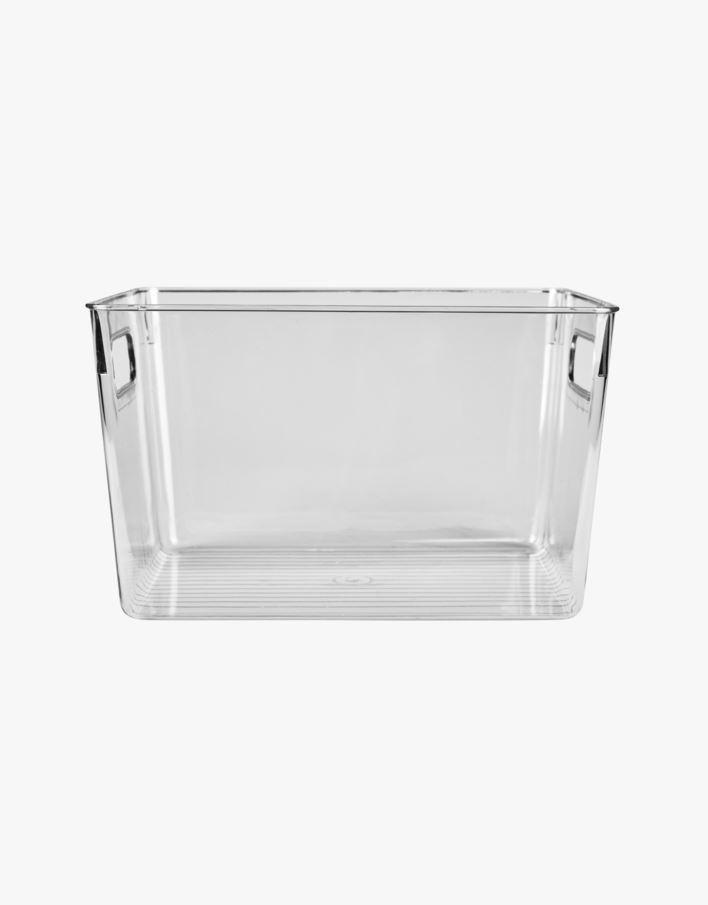 Oppbevaringsboks transparent - 25x33,5x20 cm transparent - 1
