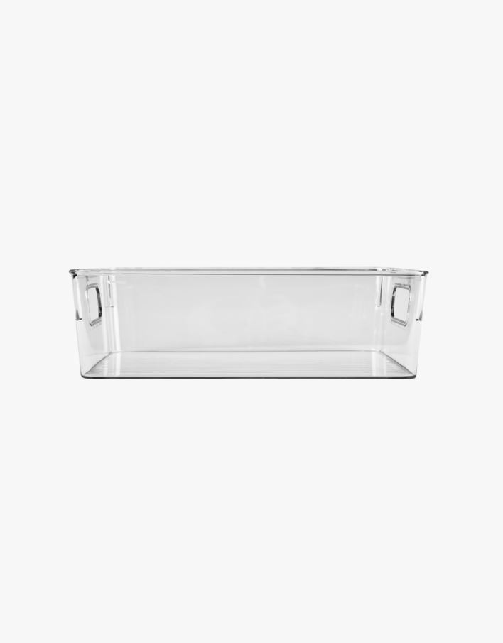 Oppbevaringsboks transparent - 20x27,5x8,5 cm transparent - 1