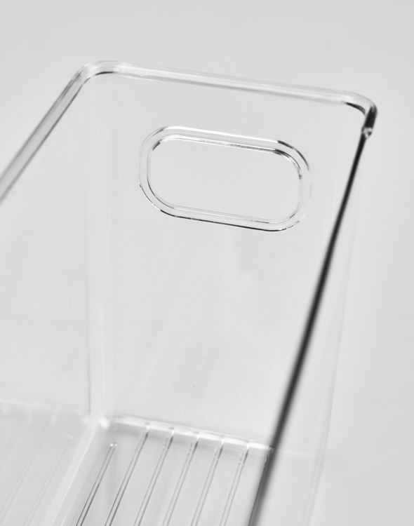 Smal oppbevaringsboks transparent - 12